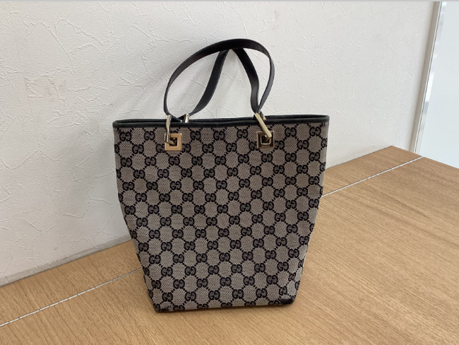 GUCCI - 希少/美品 グッチ ディアマンテ オールレザー トートバッグ