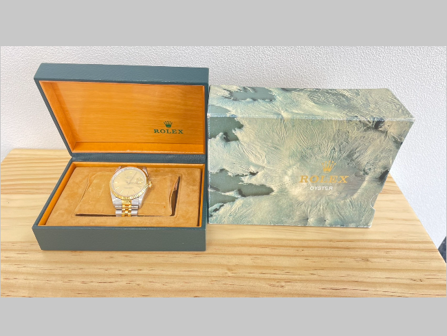 ROLEX Airking 14000Mの空き箱 グリーンボックス 4005☆ロレックス