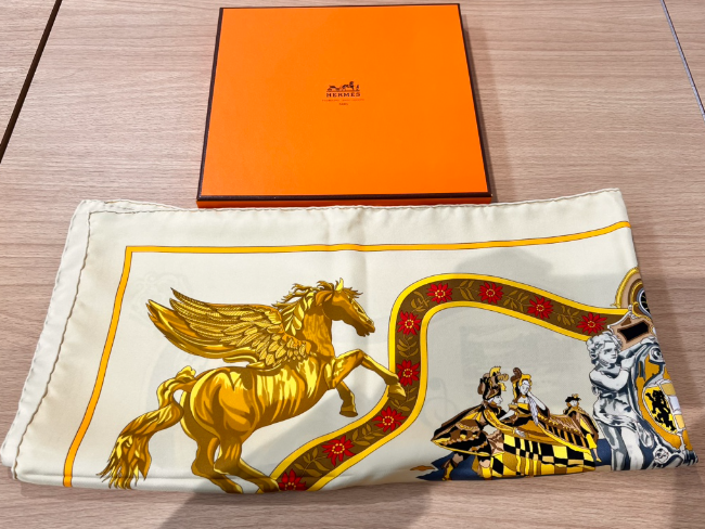 エルメス スカーフ カレ90 ザルツブルグ