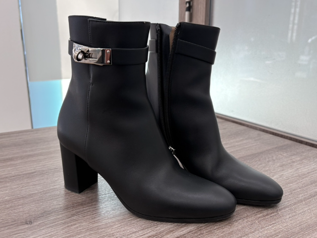 エルメス サンジェルマン ノワール ショートブーツ サイズ36 1/2