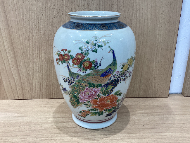 岡部 嶺男 青織部 花瓶 ｜ ブランド品の買取ならエコリング