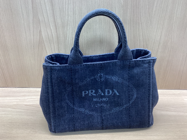 PRADA プラダ カナパ Lサイズ トート デニム プラダ カナパの高価買取 