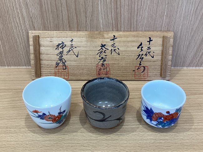 膳所焼　笹耳付花入 膳所焼 淡海ぜぜ 陽炎園 笹耳付花入 ｜ ブランド品の買取ならエコリング