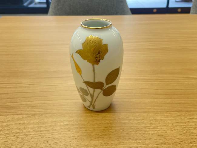 膳所焼　笹耳付花入 膳所焼 淡海ぜぜ 陽炎園 笹耳付花入 ｜ ブランド品の買取ならエコリング